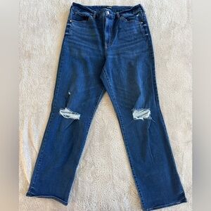 Express Modern Straight Stretch Denim Jeans Size Large